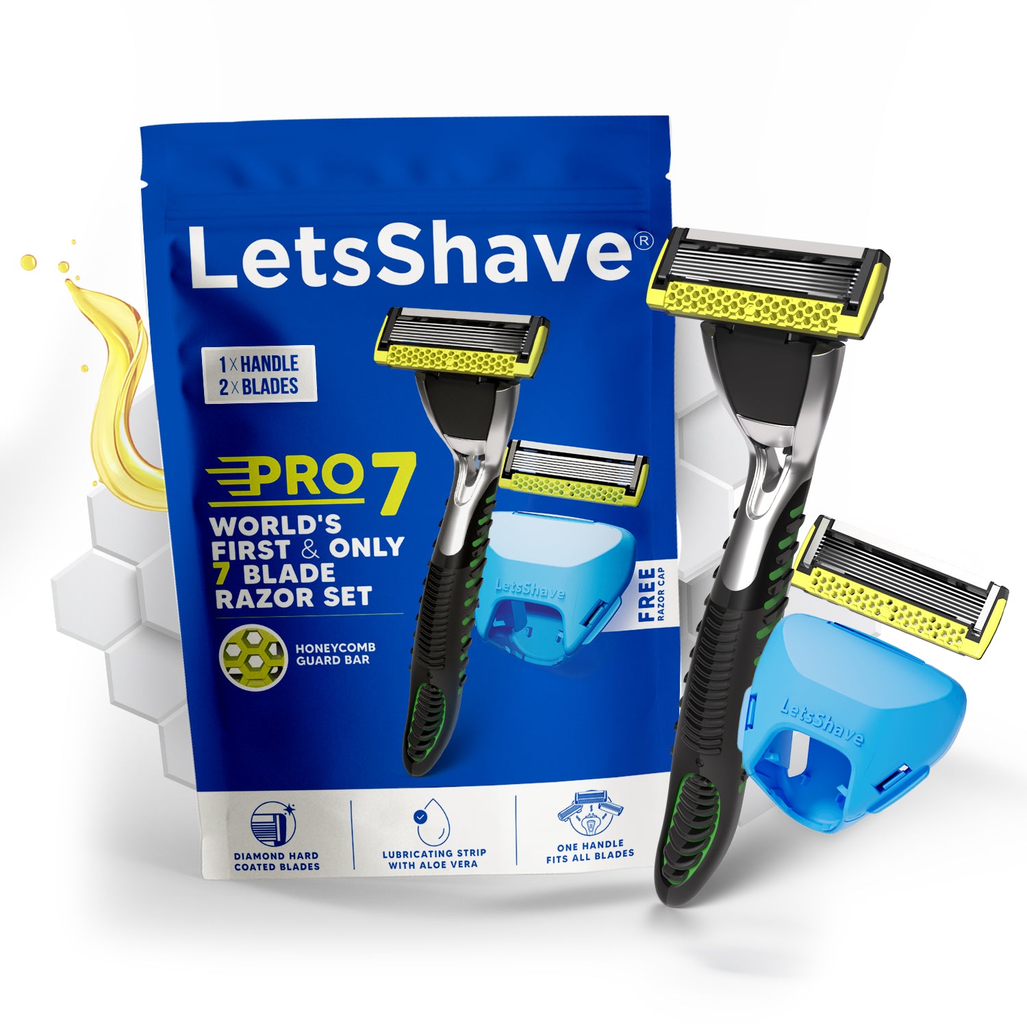Pro 7 Max Razor Trial Set | World’s First 7-Blade Razor for Men