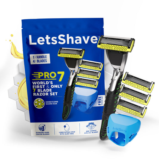 Pro 7 Razor Value Set – World’s First 7-Blade Razor For Men
