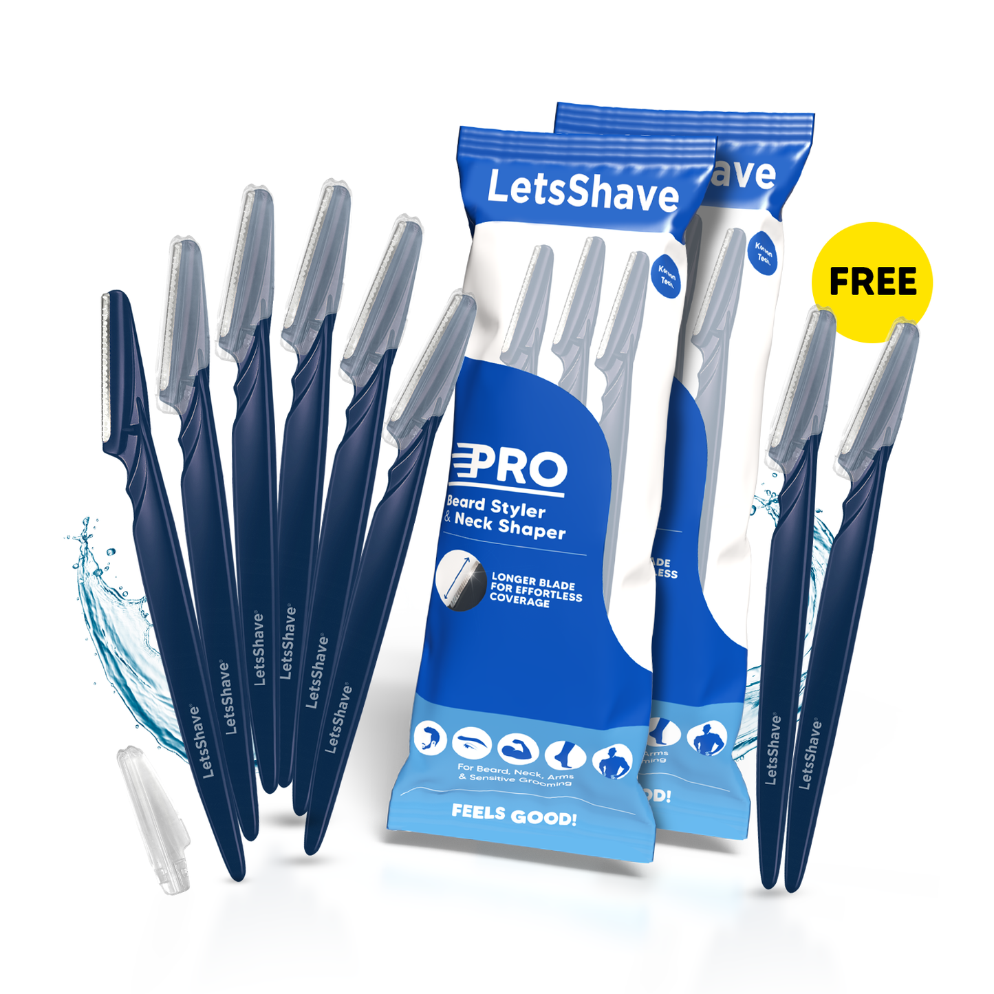 Sharp, Clean Styling Every Time | Pro Styler Disposable Razors Pack of 6 + 2 Free