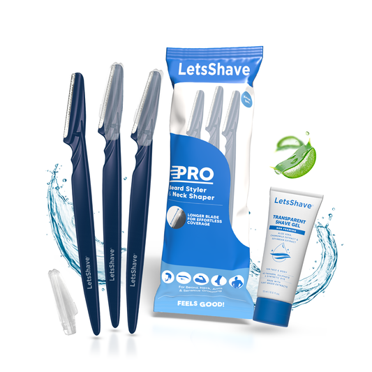 Pro Styler (Pack of 3) with Transparent Shave Gel 15ml