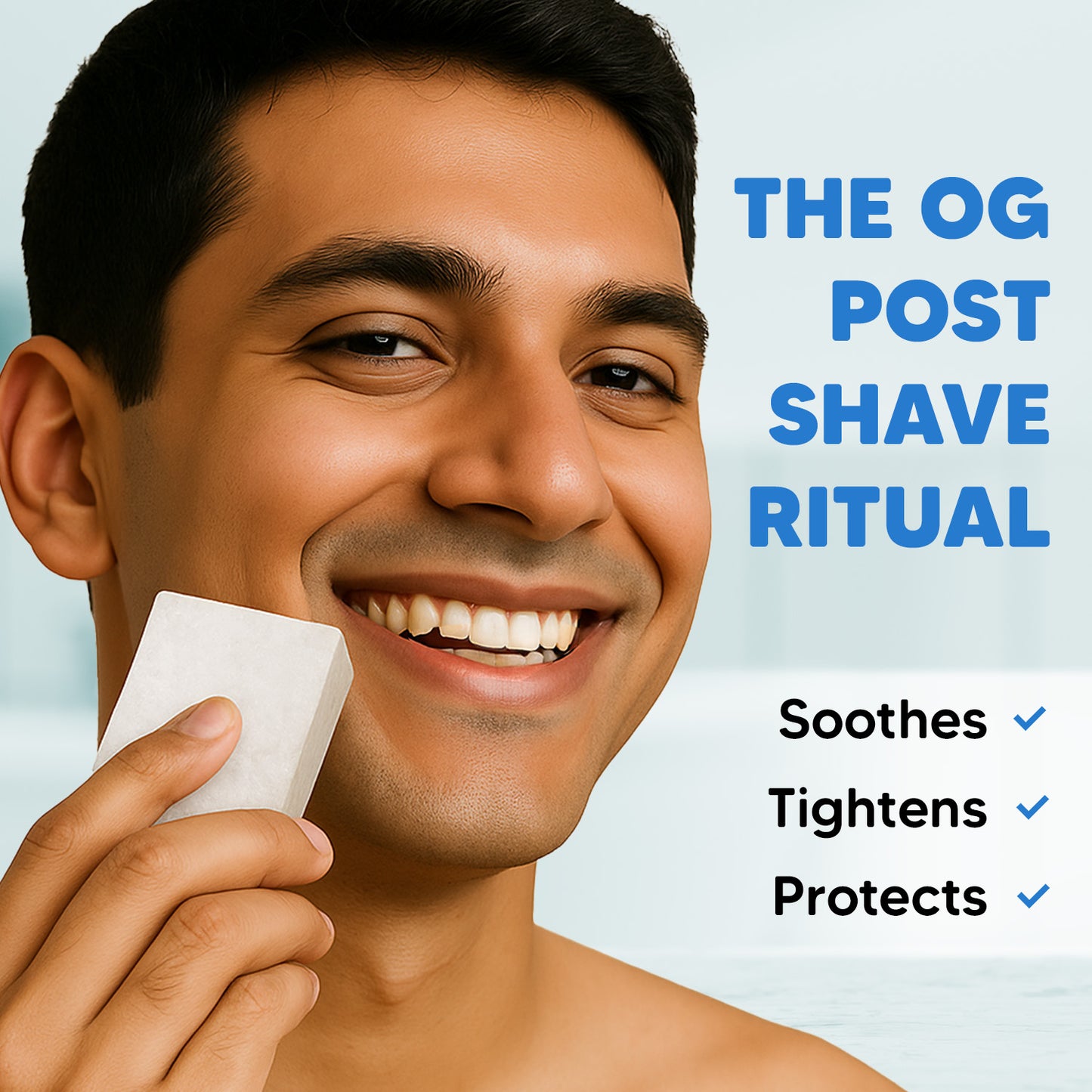 Shave Foam & Alum Stone Bar Combo | Coconut Oil, Menthol & Natural Skin Healer