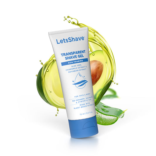 Transparent Shave Gel 15 ml (Non - Foaming) - Cart Offer